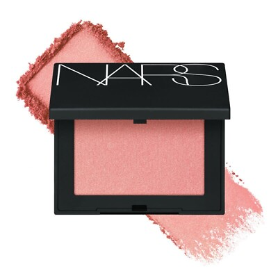 #ad NARS Pressed Powder Blush 4.8g Orgasm Peachy Pink with Golden Shimmer $28.99