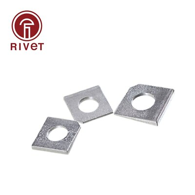 304 Stainless Steel Square Taper Washer For Slot M6 M16 M20 Washer Free Shipping $257.46
