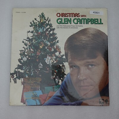 #ad NEW Glen Campbell Christmas With Glen Campbell w Shrink LP Vinyl Record Album $15.82