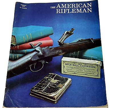 #ad The American Rifleman Magazine August 1973 Hammer Double Barrel Ruger No. 3 $5.95