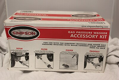 #ad Simpson 735653 P N 80132 Gas Pressure Washer Accessory Kit: Broom Filter $284.11