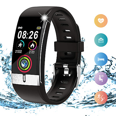 #ad E66s Fitness Tracker with Heart Rate Blood Pressure O2 amp; SMS App Notifications $59.99