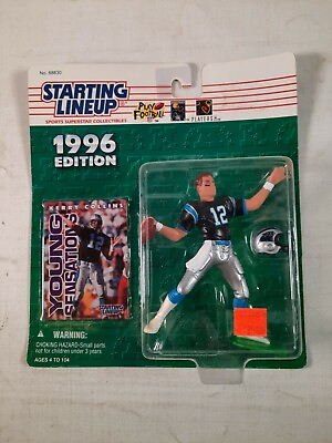 #ad #ad Starting Lineup 1996 Kerry Collins Action Figure NFL Carolina Panthers NIB $7.20