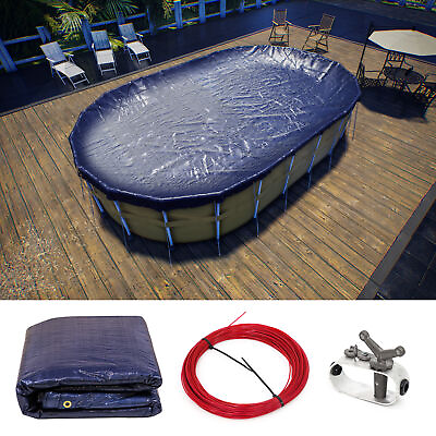 #ad ColourTree Inground Above Ground WInter Pool Cover Oval We Make Custom Sizes $285.47