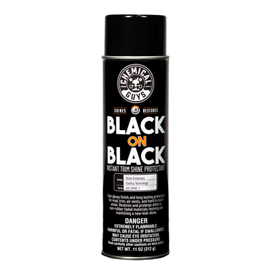 #ad Chemical Guys AIR SPRAY 1 Black on Black Instant Shine Spray Dressing $19.99