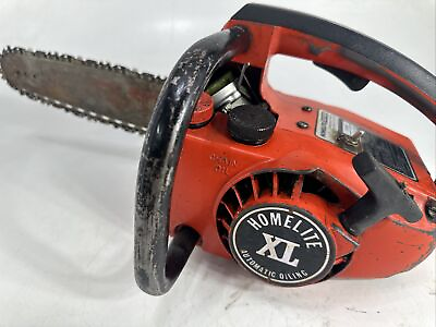 #ad Homelite XL Textron Chainsaw Vintage No Spark $75.00