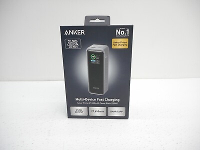 #ad #ad Anker Prime Power Bank 27650mAh 3 Port 250W Portable Charger 99.54Wh w Smart NEW $119.99