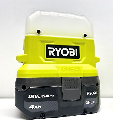 #ad Ryobi P796 18V Compact Area LED Light Kit w 4ah Battery Charger 400 Lumens NEW $68.89