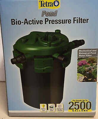#ad TetraPond Bio Active Pressure Filter For Ponds Up to 2500 Gallons $206.99