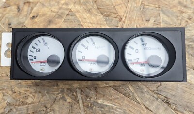 #ad Nissan Silvia S14 Triple Meter Boost Oil Pressure Voltage Battery $249.00