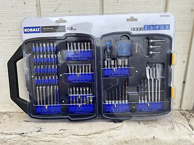 #ad #ad Kobalt 106 piece Power Tool Accessories Set $53.99