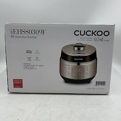 #ad CUCKOO CRP EHSS0309FG 3 Cup Induction Heating Pressure Rice Cooker Gold $167.50