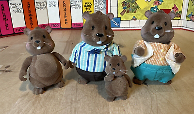 #ad Calico Critters Sylvanian Families WATER BEAVER Family of 4 $30.00