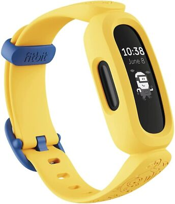 #ad Fitbit Ace 3 Activity Tracker for Kids 6 Special Edition Yellow OPEN BOX $28.00