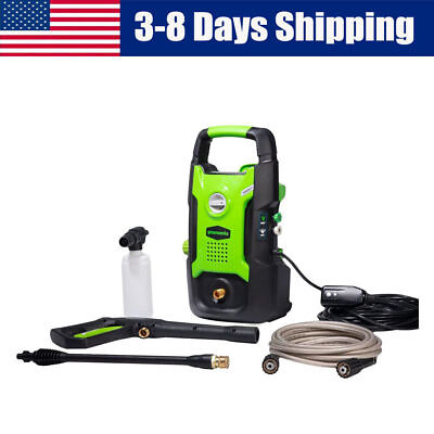 #ad 1600 Psi 1.2 Gpm Electric Pressure Washer Ultra Compact Lightweight 20 Ft Hose $151.89