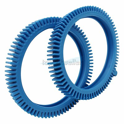 #ad 2x Poolvergnuegen 896584000 143 Blue Front Tires w Super Hump for Pool Cleaners $14.86