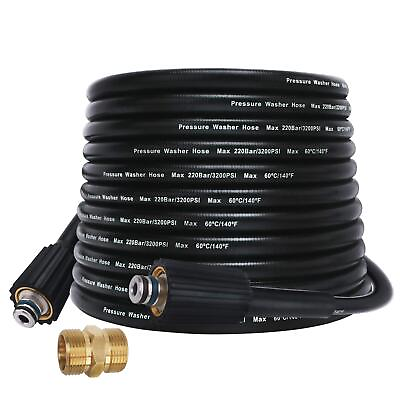 #ad #ad Kink Resistant 1 4” x 32 FT x 3200 PSI High Pressure Washer Hose Replacement... $40.88