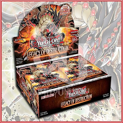 #ad YuGiOh LEGACY OF DESTRUCTION BOOSTER BOX LEDE 1ST EDITION SHIPS 04 26🔥 $72.00