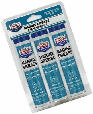 #ad Lucas Oil 10682 Oil Marine Grease 1 Package of 3 x 3oz Tubes 9oz Total $16.53