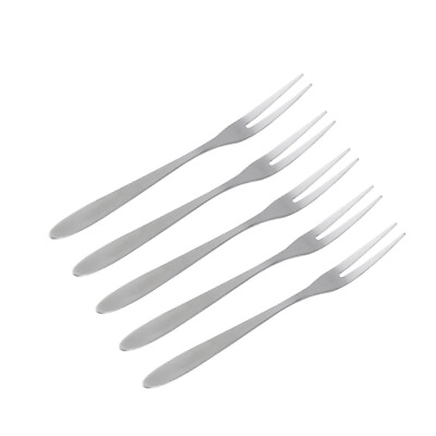 #ad Stainless Steel Dessert Forks Set 6 Pieces for Home Parties Events Weddings $7.48