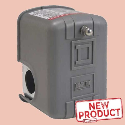 Square D Air Compressor Pressure Switch 175 psi Set Off 1 4quot; NPT External NEW #ad $33.95