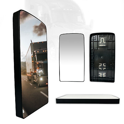 #ad SPLENDID Upper Mirror Glass for 2013 2020 Kenworth T680 T880 Flat Heated $41.35