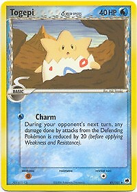 #ad Pokemon EX Dragon Frontiers Togepi Card $1.15