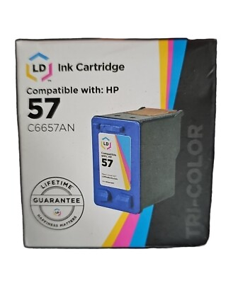 #ad LD Products Reman Replacement Fits for HP 57 C6657AN Color Ink Cartridges $13.50