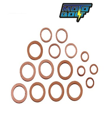#ad Moto Bolt KTM Copper Oil Change Washer Pack 16 Piece Pack KTM SXF450 GBP 9.98