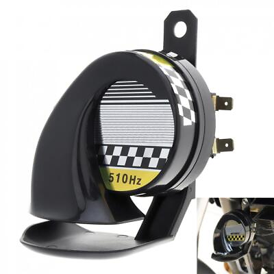 #ad Durable 105 115 dB 12V 30W Single Sound Snail Car Horn Suitable $13.21