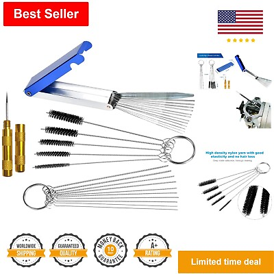 #ad Carburetor Cleaning Tool Kit 13 Cleaning Wires 10 Cleaning Needles 5 Ny... $15.99