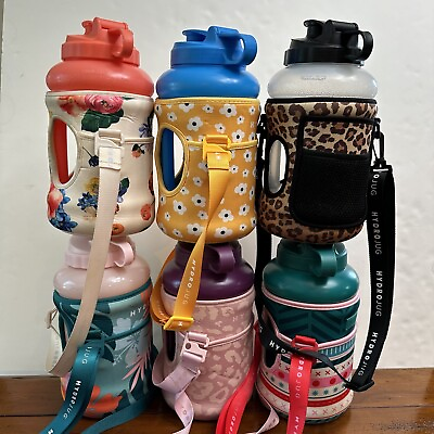 #ad Hydro Jug with Sleeve amp; Strap Various Color amp; Pattern Combos 73oz Hydrojug $17.95