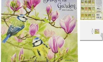 #ad LANG Birds In The Garden 2024 Mini Wall Calendar 24991079268 $9.84