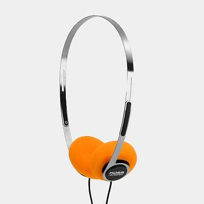 #ad Koss x Retrospekt P 21 Retro Orange Foam On Ear Headphones $32.00
