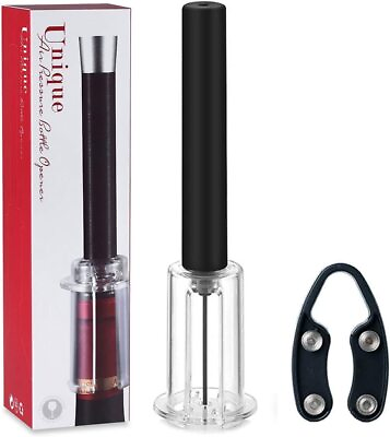 #ad Wine Air Pressure Pump Opener SetBottle Cork Remover Accessory and Foil Cutter $13.99