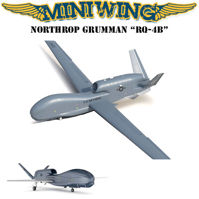 #ad 1 144 Miniwing Northrop Grumman RQ 4B Global Hawk Drone USAF Plastic Model Kit C $18.97