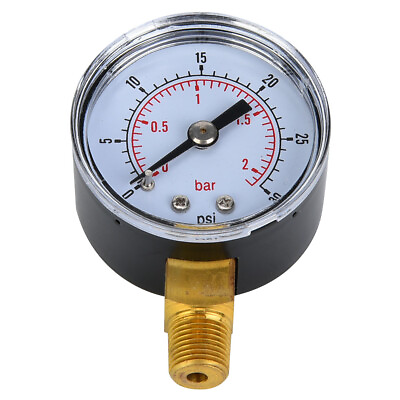 #ad Mechanical Pressure Gauge 1 8inch BSPT Bottom Connection For Air Oil Parts $10.45