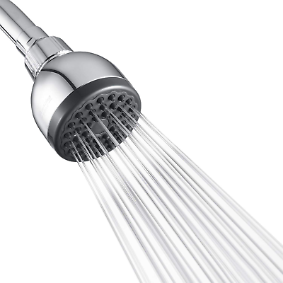 #ad AMAZING FORCE Shower Head 3 Inches Anti clog Fixed Shower Heads High Pressure $19.86